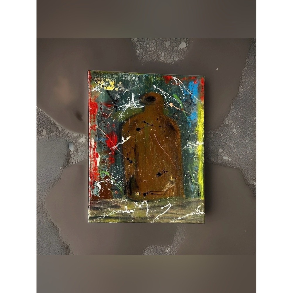 Original Abstract Painting Canvas Acrylic Signed Titled The Stories I Could Tell